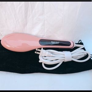 Oak Leaf hair brush straightener